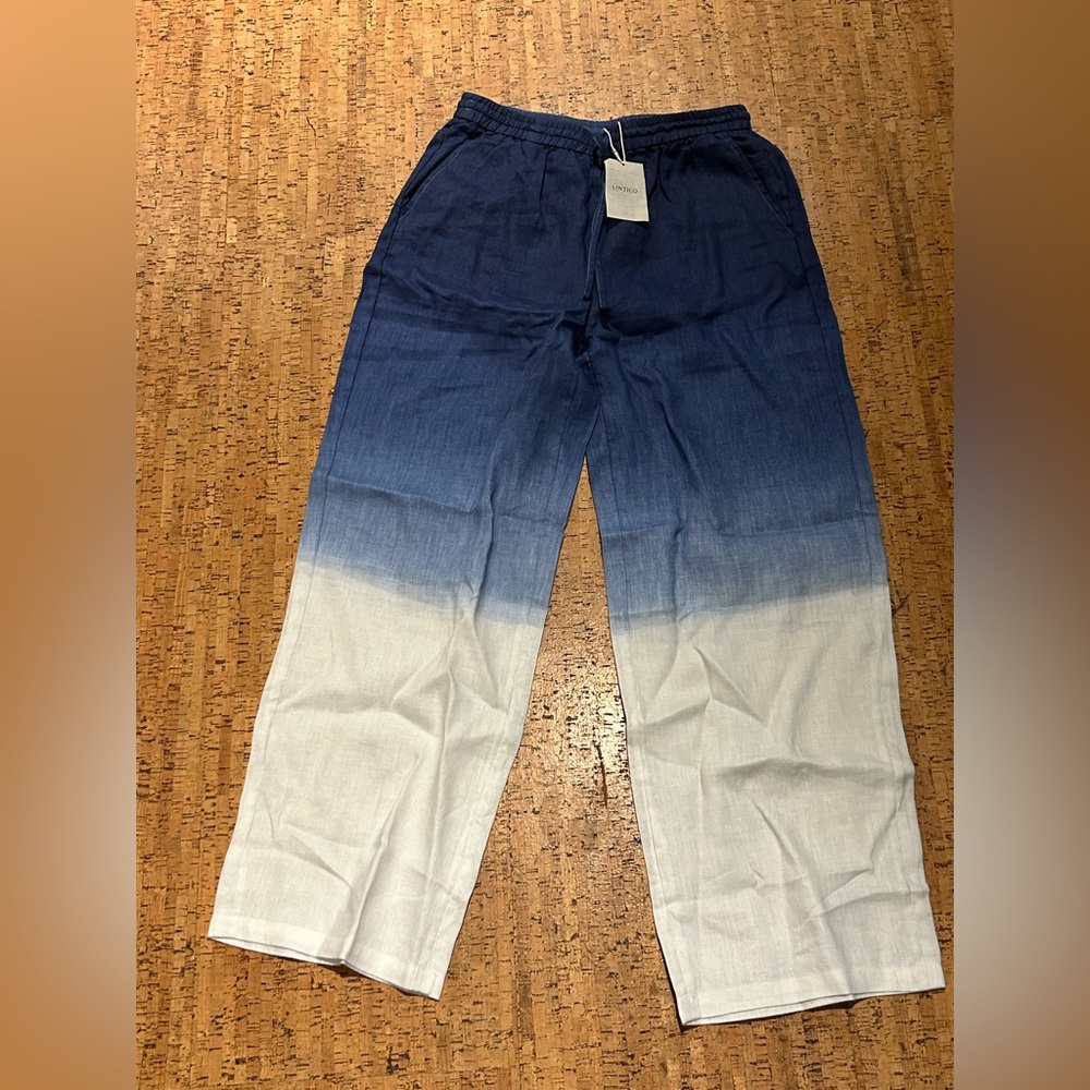 LINTICO 100% linen classic pants (Lyon) women’s size M